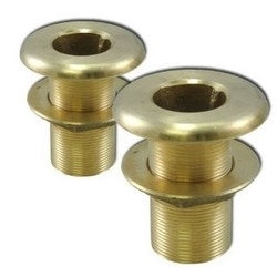 Thru-Hull Bronze W/Nut 1-1/4"