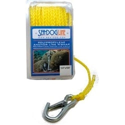 Poly Pro Anchor Line W/Snap 1/4"x50' Yellow