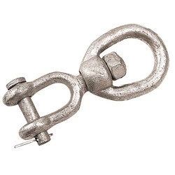 Swivel Eye/Jaw Galv. 3/8"