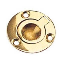 Ring Pull Round Brass 1-5/8"