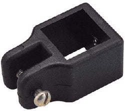 Square Tube Jaw Slide Black 1"