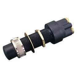 Push Button Switch W/Cap Black
