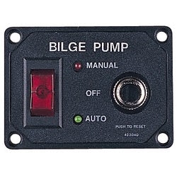 Bilge Pump Panel Switch With Breaker