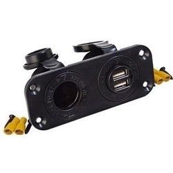 USB Power Socket Panel And 12V