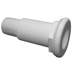 Thru-Hull Straight White 1-1/2"