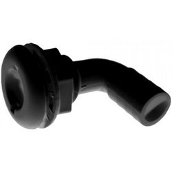 Thru-Hull 90D Black 3/4"