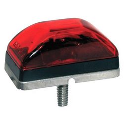 Side Light Waterproof Stud Mount Red