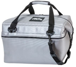 Carbon Soft Cooler Silver 24PK