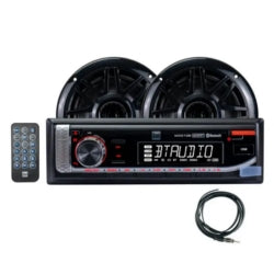 Mechless Stereo MP3 W/Speakers Black