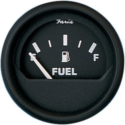 Euro Fuel Level Gauge Black