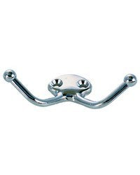 Utility/Wardrobe Hook Double