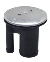 Vented Deck Fill Gas Straight Chrome