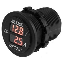 Voltmeter 6-30V W/Amps 0-10A