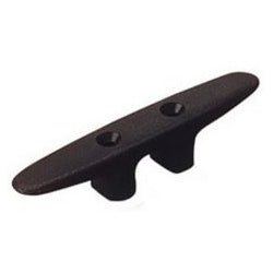 Cleat, Open Base HD Black Nylon 4.5"