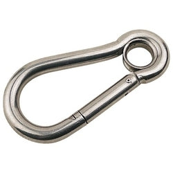 Snap Hook W/Eye SS 3-15/16"
