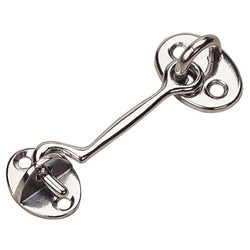Door Hook Chrome Brass 2"