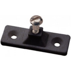 Deck Hinge Side Mount Nylon Black Pair