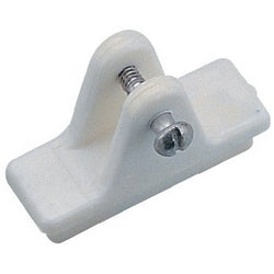 Track Mount Deck Hinge White Pair .85
