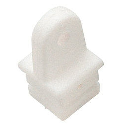 Square Top Insert Nylon White 7/8"
