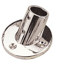 Chrome Zinc Round Base 60D 7/8"