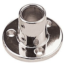 Chrome Zinc Round Base 90D 7/8"