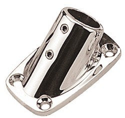 Chrome Zinc Rectangular Base 45D 7/8" (D)