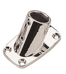 Chrome Zinc Rectangular Base 60D 7/8"