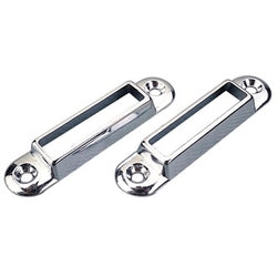 Deck Mount Bow Socket Chrome Pair