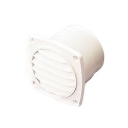 Hose Vent 3" Vent 2-7/16" Flange White