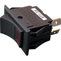 Rocker Switch Illum. SPST Red
