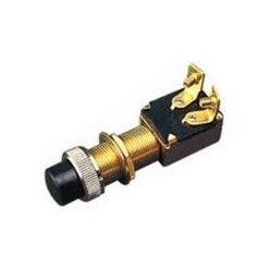 Mom Push Button Switch W/Black Cap