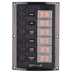 Switch Panel Splash Guard Vertical 6 RKR