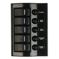 Switch Panel Wave Rocker 5 Illum.
