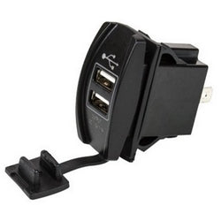 Dual USB Power Socket Rocker SW