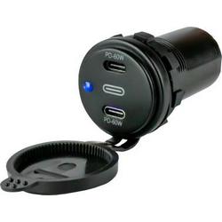 USB C Dual Power Socket