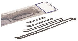 Cable Tie Kit BK ASST Sizes 100P