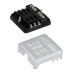 Fuse Block ST. Blade 6 W/GRND/CVR