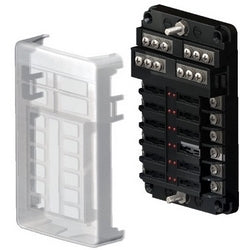 Fuse Block ST. Blade 12 W/GRD/CVR