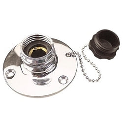 Fresh Water Inlet Chrome Brass