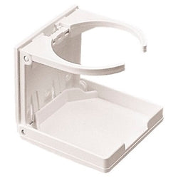 Drink Holder Folding Adj. White