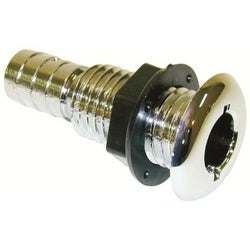 Thru-Hull Str. Chrome 3/4'