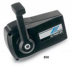 Control Single Lever Side Mount Black