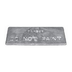 Anode Cast Plate W/Wire 1/2"x6"x12"